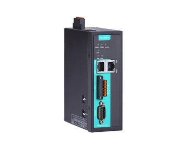 MGate 5118-T - 1-port J1939 to Modbus/PROFINET/EtherNet/IP gateway, -40 to 75 Degree C operating temperature by MOXA